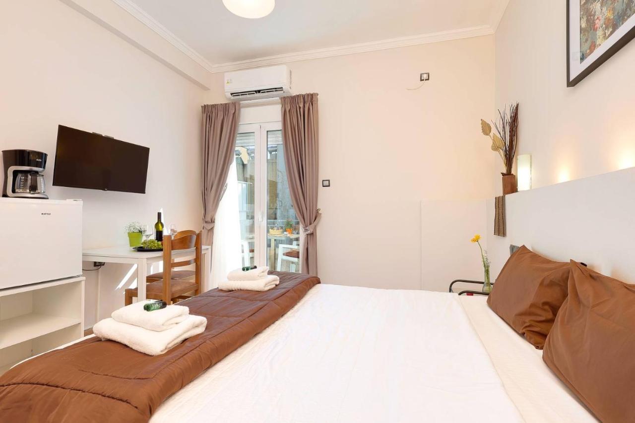 Silver Athens Double Room With Balcony Eksteriør bilde