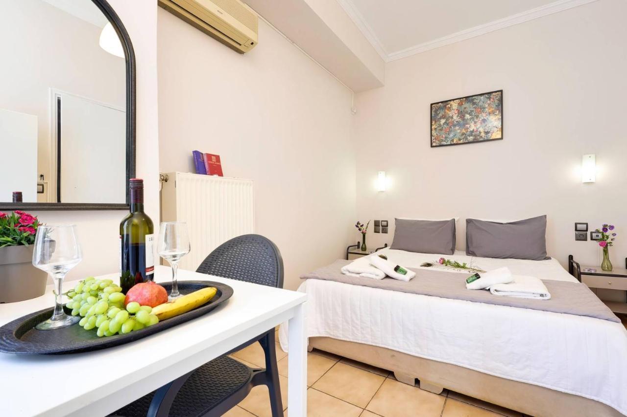 Silver Athens Double Room With Balcony Eksteriør bilde