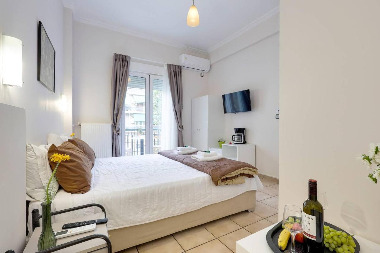 Silver Athens Double Room With Balcony Eksteriør bilde