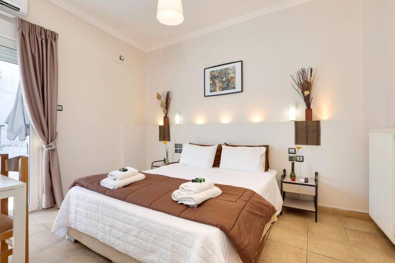 Silver Athens Double Room With Balcony Eksteriør bilde