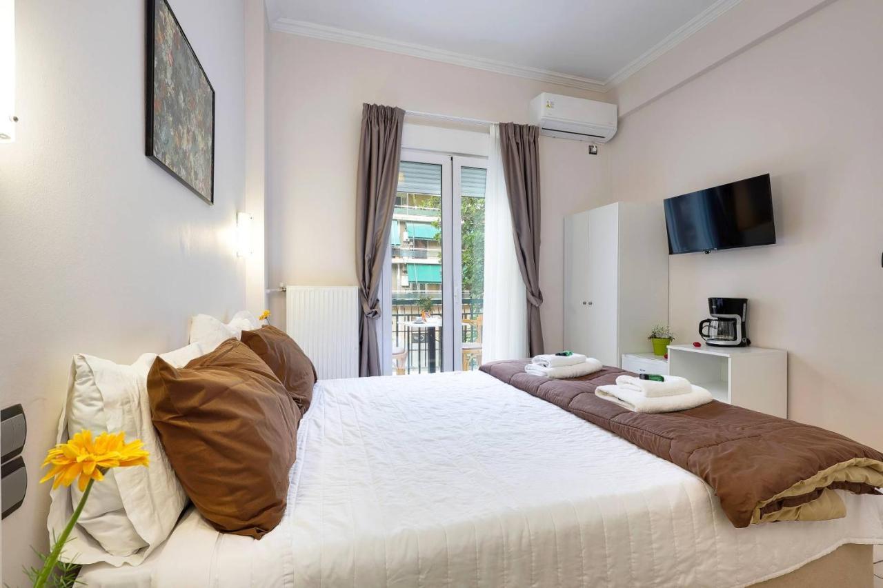 Silver Athens Double Room With Balcony Eksteriør bilde