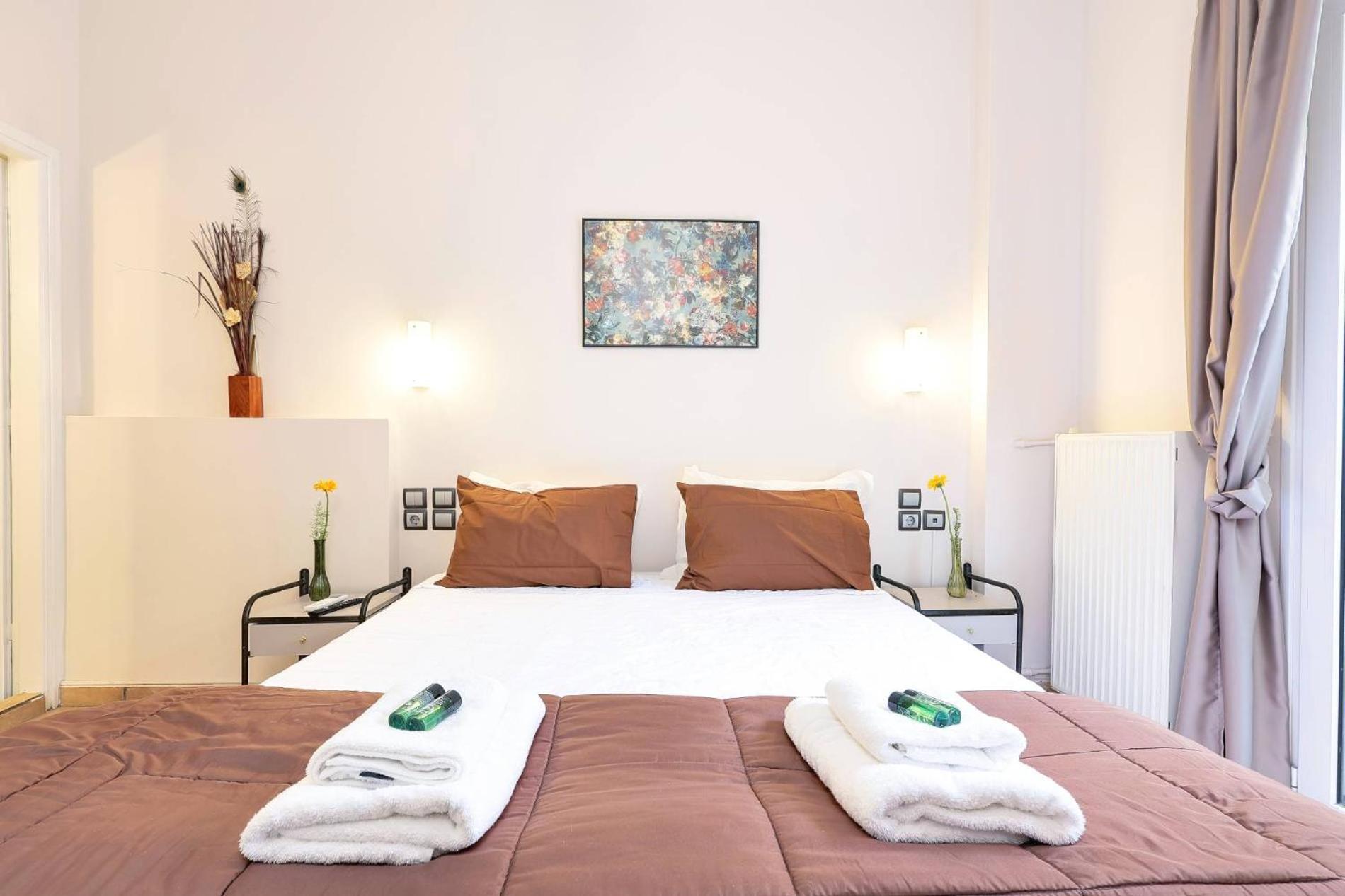 Silver Athens Double Room With Balcony Eksteriør bilde